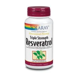 Solaray Triple Strength Resveratrol 225mg Capsules 60
