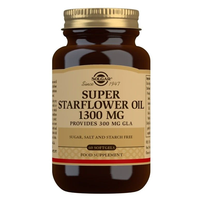 Solgar Super Starflower Oil 1300mg Softgels 60 3 Solgar Super Starflower Oil 1300mg Softgels 60