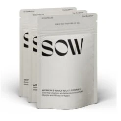 SOW Minerals Women's Daily Multi Complex 3 Month Starter Kit -Care Product Store sow minerals womens daily mutli complex refill sachets 1