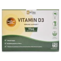 SC Nutra Vegan Vitamin D3 Softgels 90