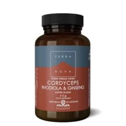 Terranova Cordyceps,Rhodiola & Ginseng Super-Blend Caps 50
