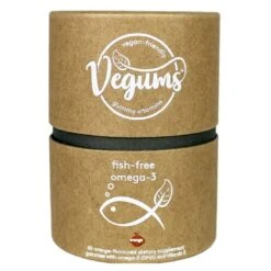 Vegums Fish-Free Omega-3 Gummies 60
