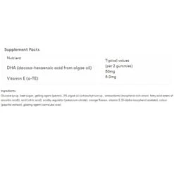 Vegums Fish-Free Omega-3 Gummies 60 -Care Product Store vegums fish free omega 3 60gummies nutrition