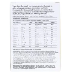 Vida Glow Prenatal+ Capsules 30 -Care Product Store vida glow womens health prenatal nutritional ingredients