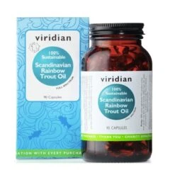 Viridian Scandinavian Rainbow Trout Oil Capsules 90