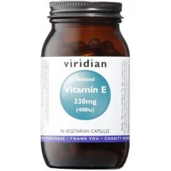 Viridian Natural Vitamin E 400IU Veg Caps 90