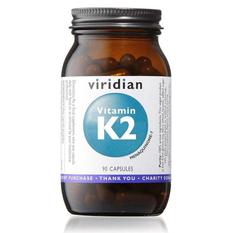 Viridian Vitamin K2 Capsules 30 4 Viridian Vitamin K2 Capsules 30 - Image 2