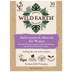 Wild Earth Multivitamin & Minerals For Women Capsules 30