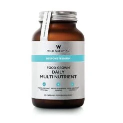 Wild Nutrition Bespoke Teenboy Food-Grown Daily Multi Nutrient Vegicaps 60