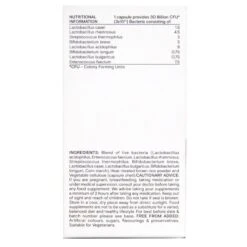 Wild Nutrition Multi-Strain Biotic Capsules 30 -Care Product Store wild nutrition multi strain biotic ingredient